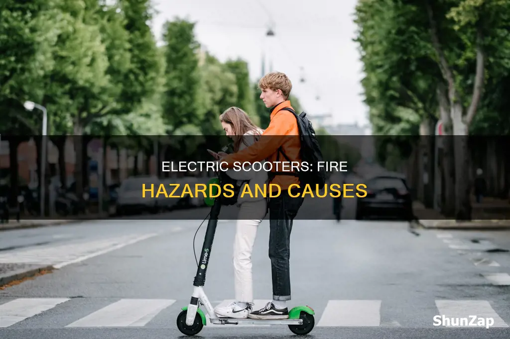 what causes electric scooters to catch fire