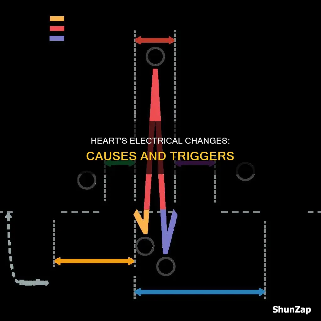 what causes electrical changes in the heart