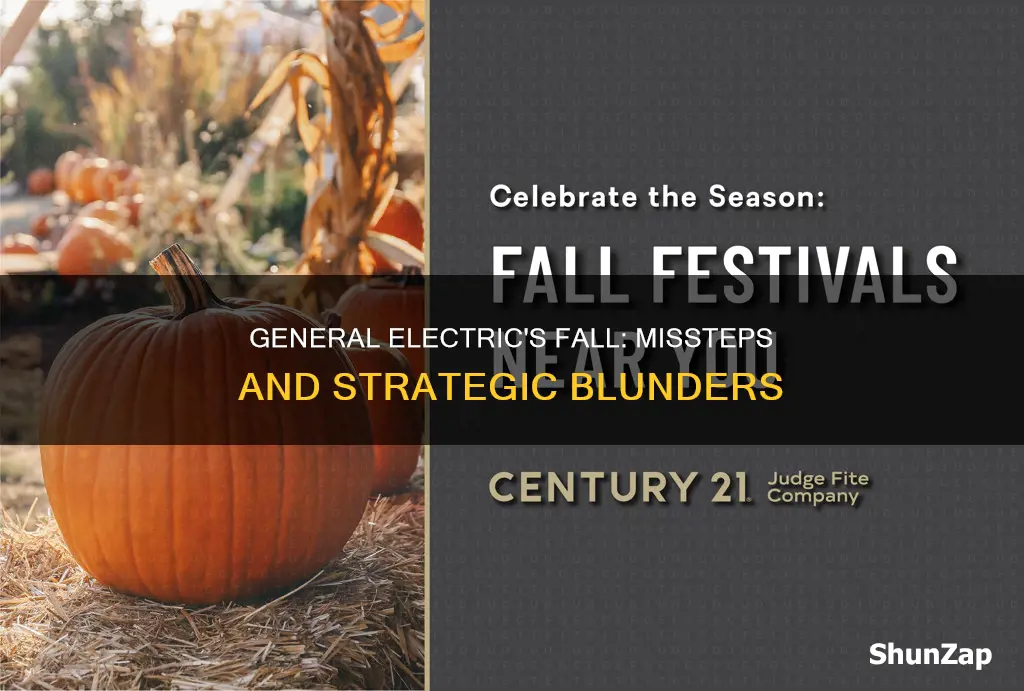 what causes genral electric company to fall