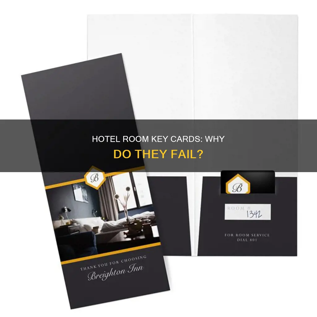 what causes hotel room magnetic electric cards