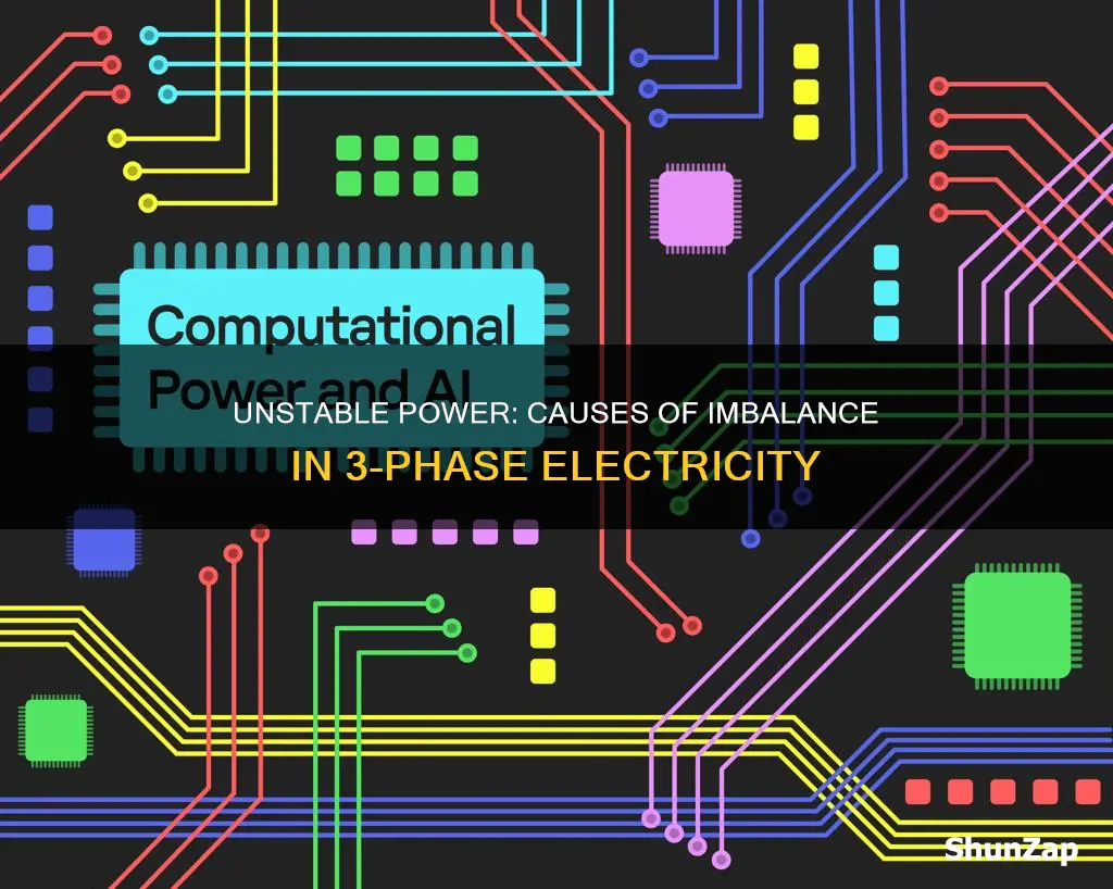 what causes imbalance in 3 phase electricity