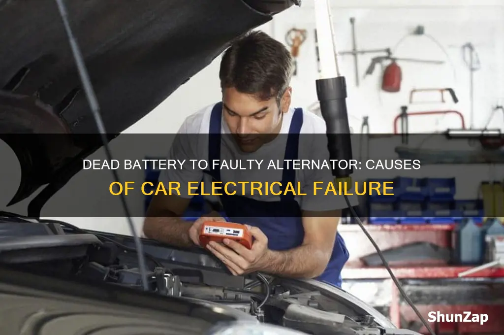 what causes no electrical power in car