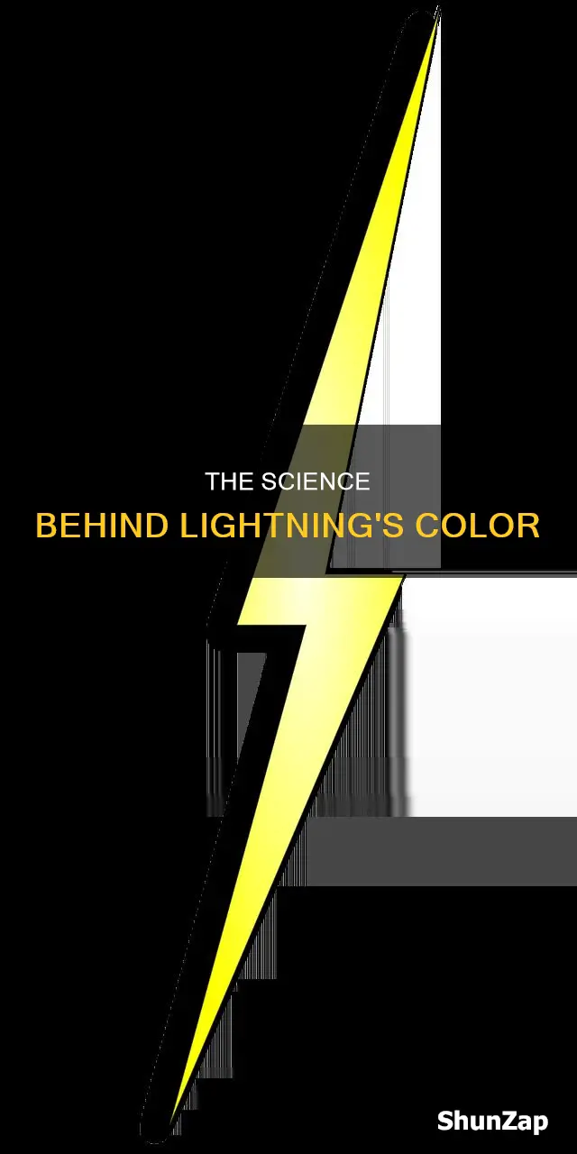 what causes the color of electric bolts