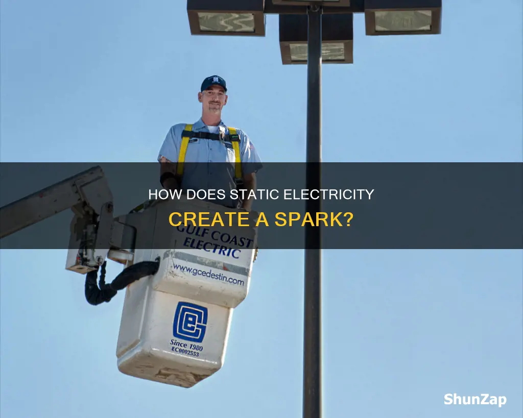 what causes the spark in pg electricity