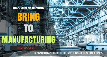 Electricity's Impact: Revolutionizing Manufacturing Processes