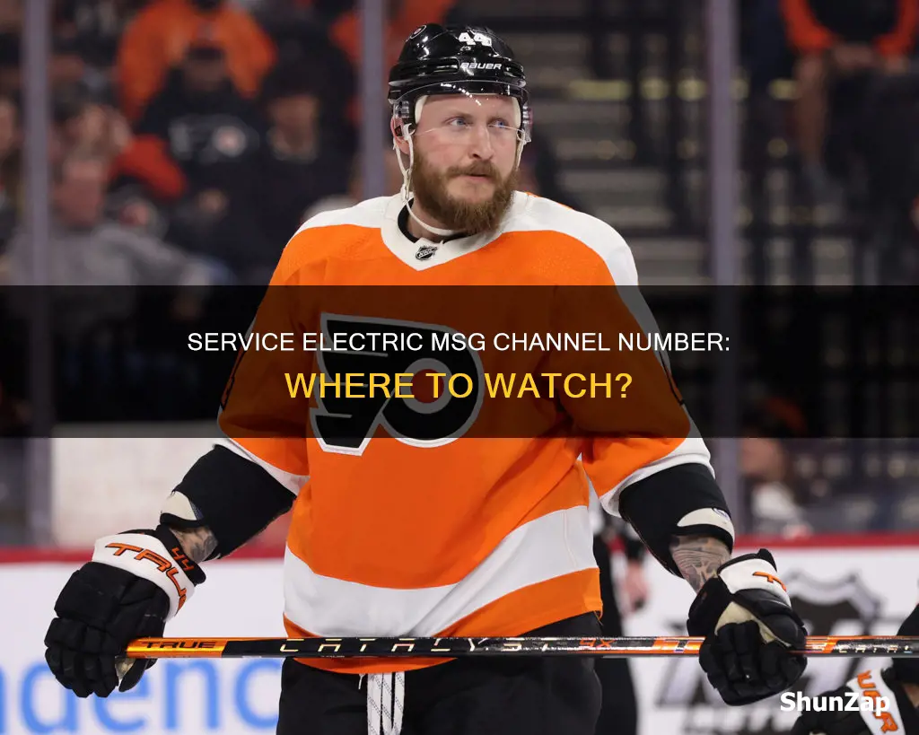 what channel is msg on service electric