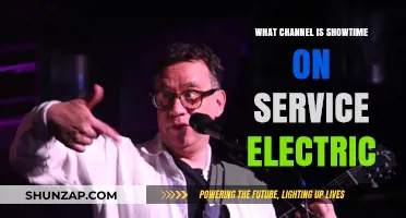 Showtime Channel Location on Service Electric