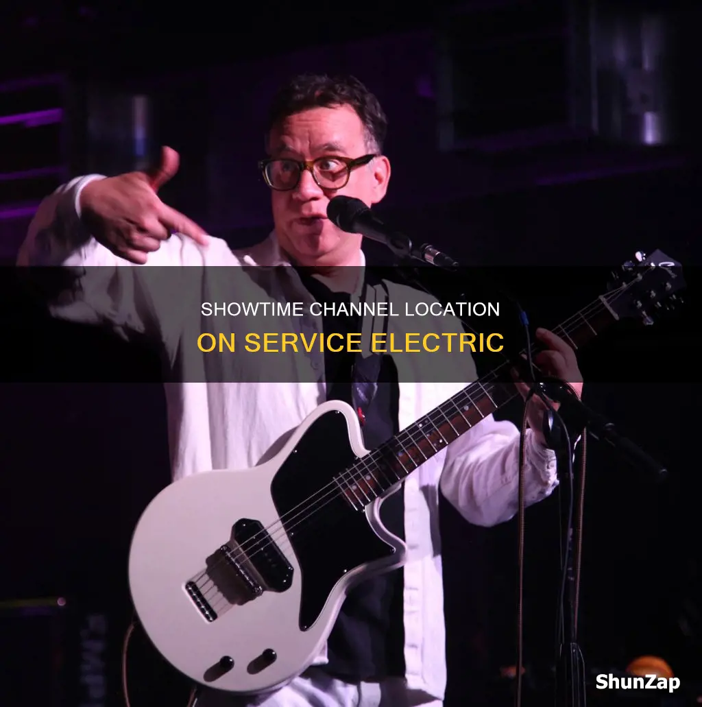 what channel is showtime on service electric