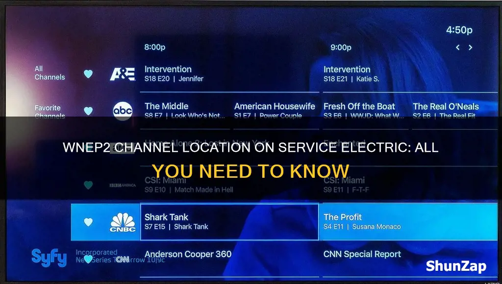 what channel is wnep2 on service electric
