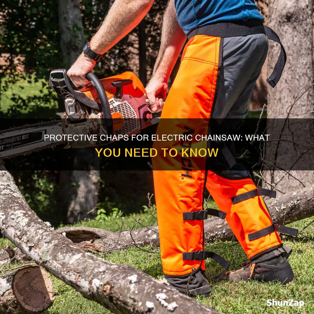 what chaps to wear with electric chainsaw