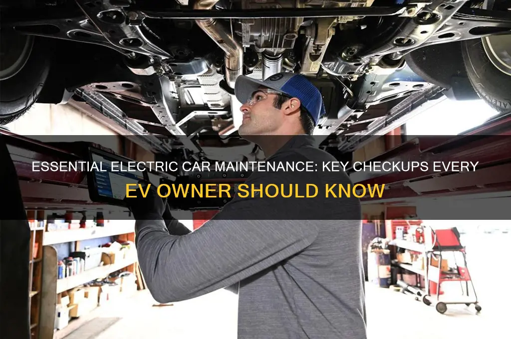 what checkups do i need for electric car
