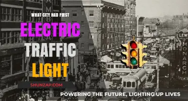 The First Electric Traffic Light Shone in This City