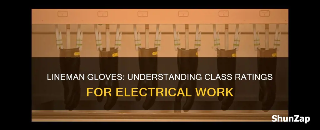 what class rating are electrical lineman gloves