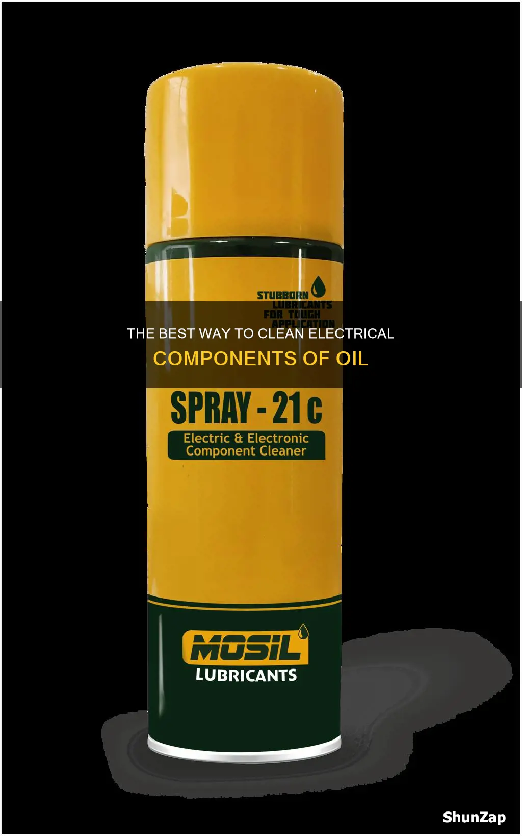 what cleans oil off the electrical components