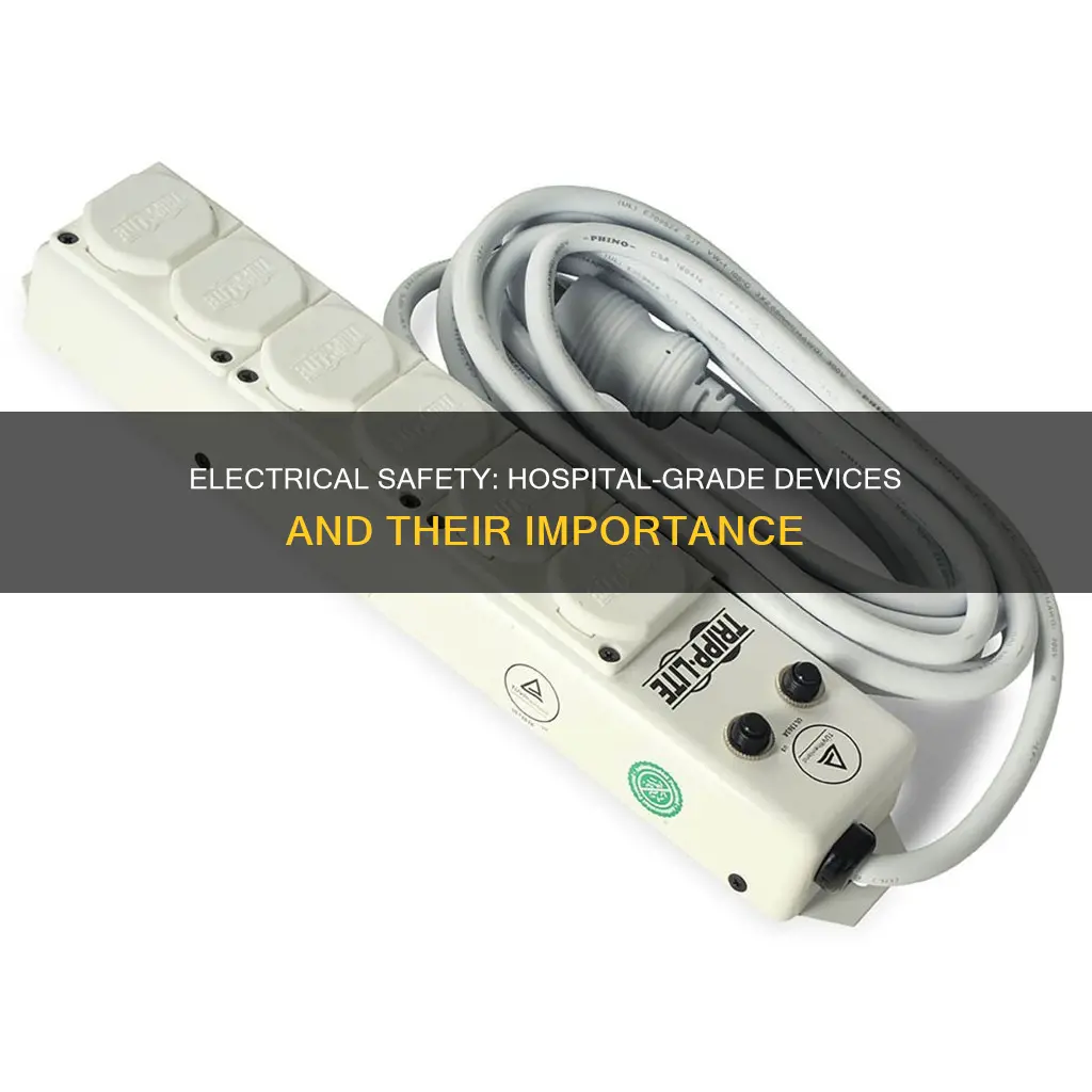 what code requires hospital grade electrical devices