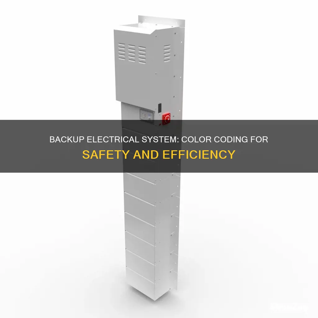 what color for a backup electrical system