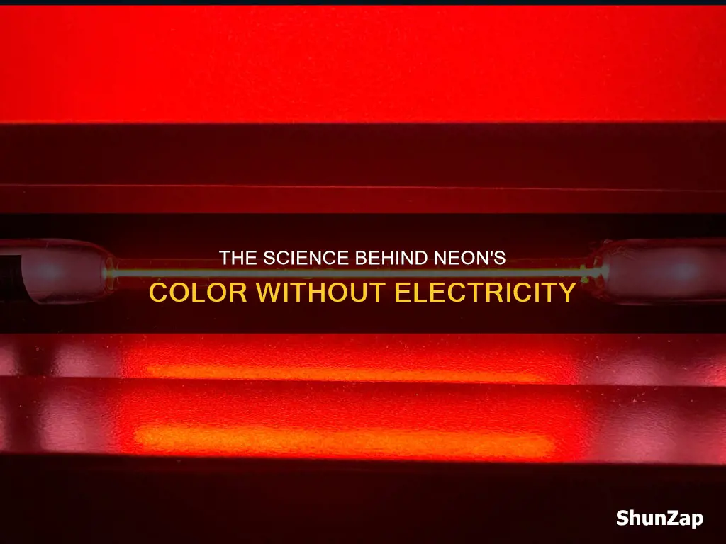 what color is neon when neer electricity