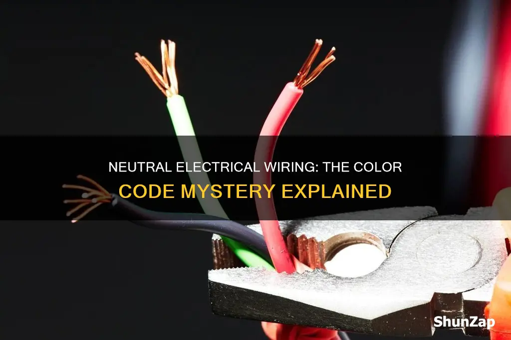 what color is neuteral in electrical wireing