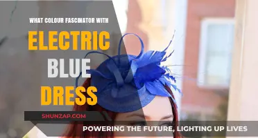 The Perfect Fascinator Color to Pair with Electric Blue