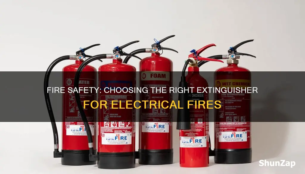 what colour fire extinguisher for electrical fire
