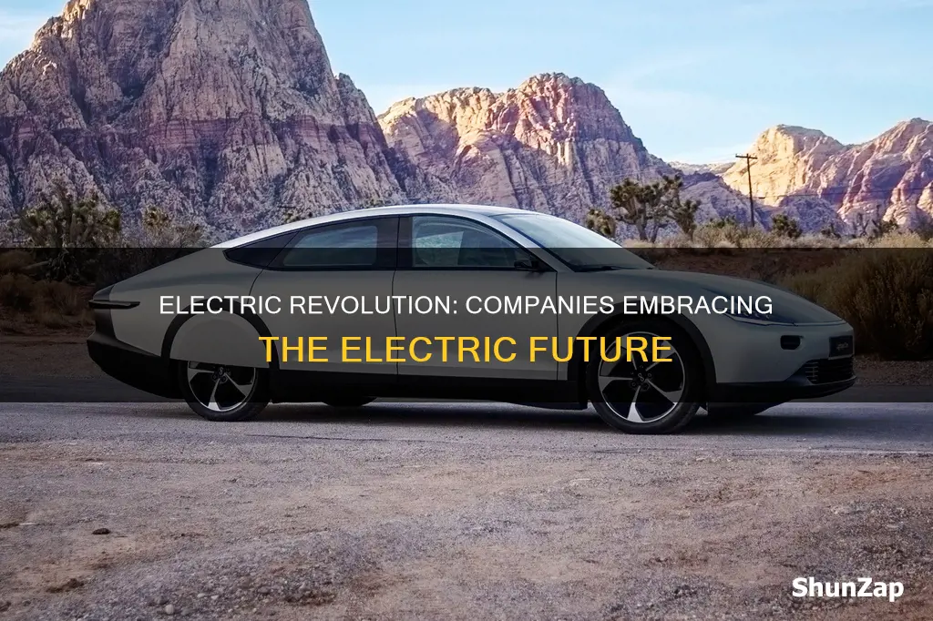what companies are going electric