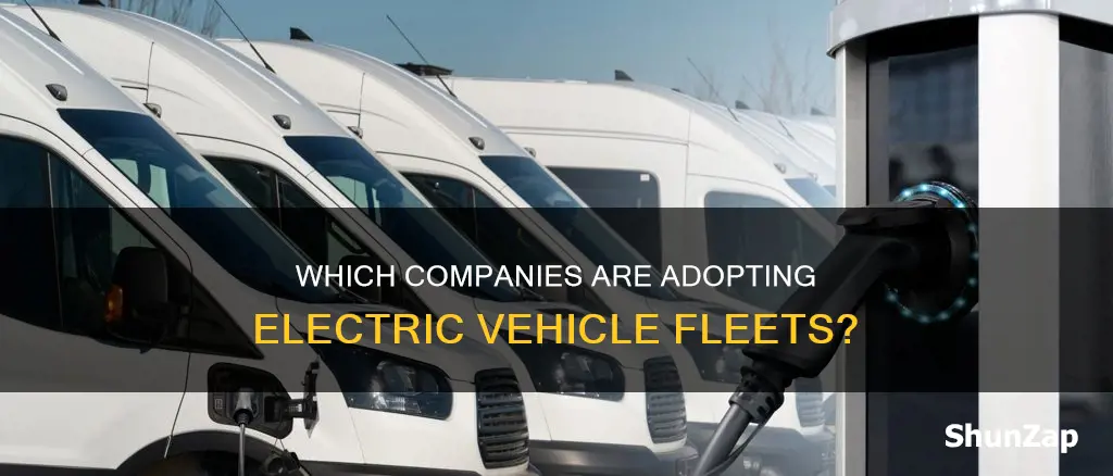 what companies are switching to electric vehicle fleets