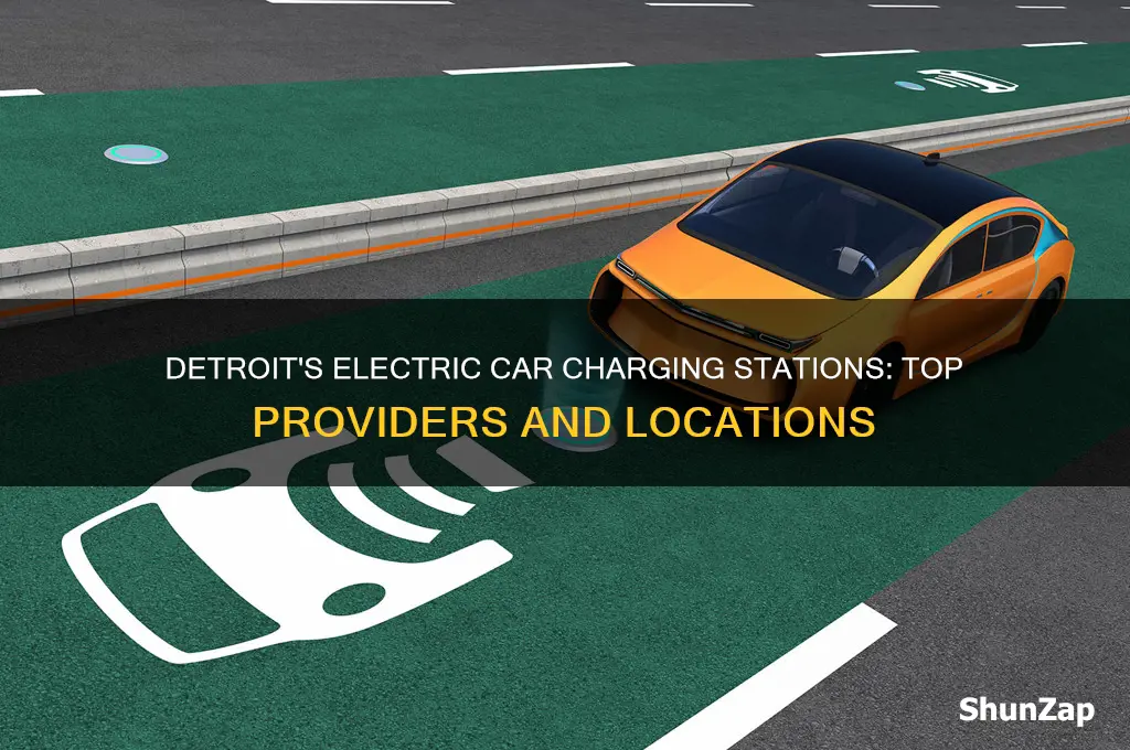 what companies provide charging stations for electric cars in detroit