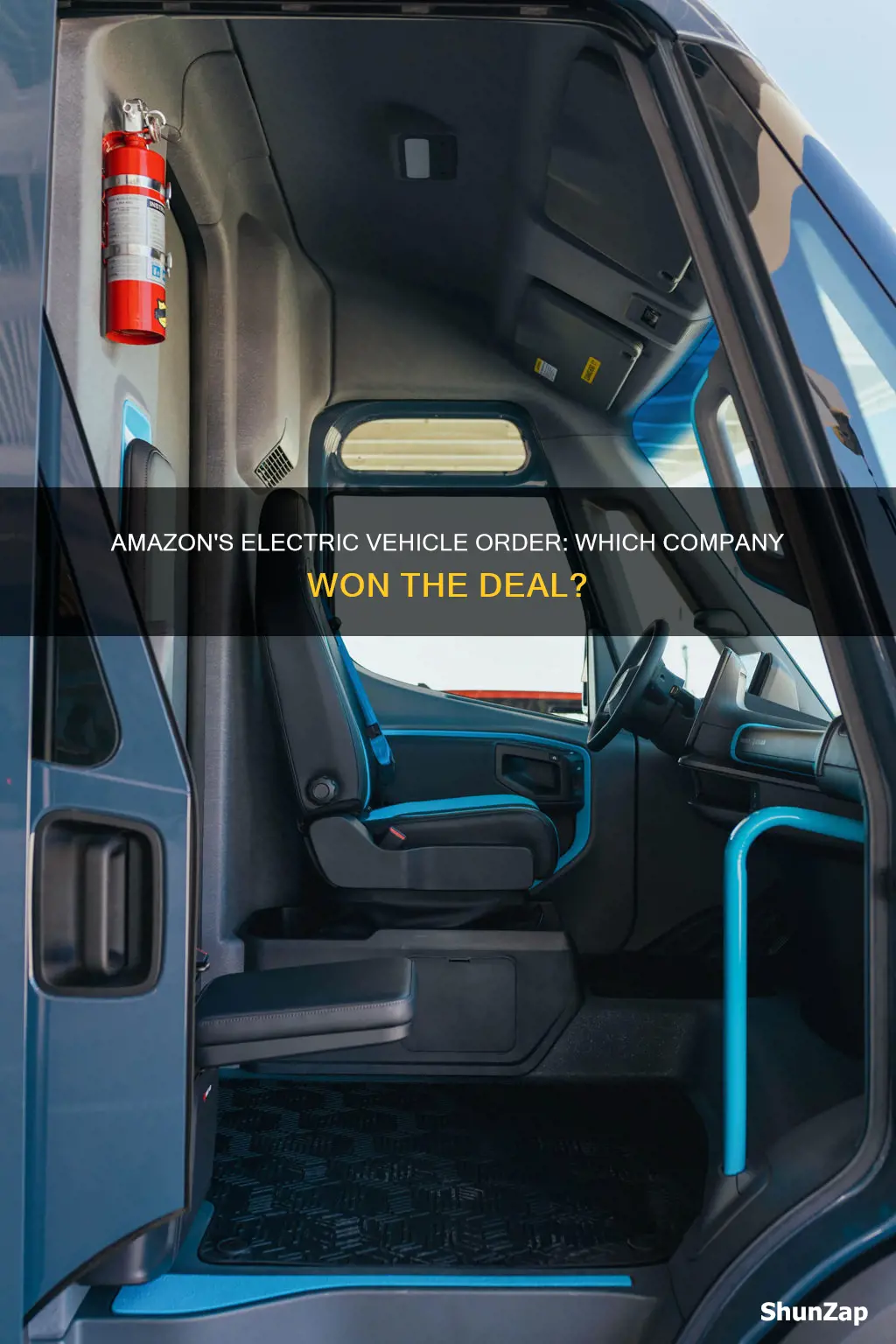 what company did amazon order electric vehicles