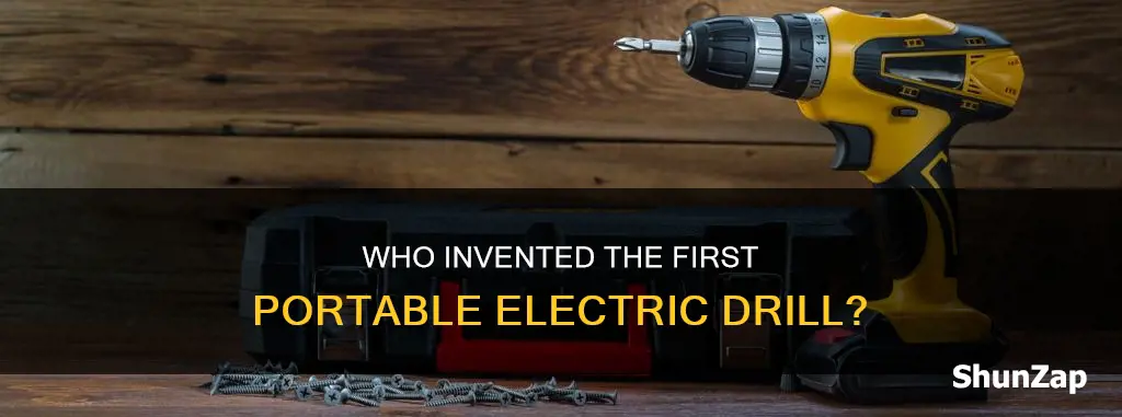 what company made the first portable electric drill