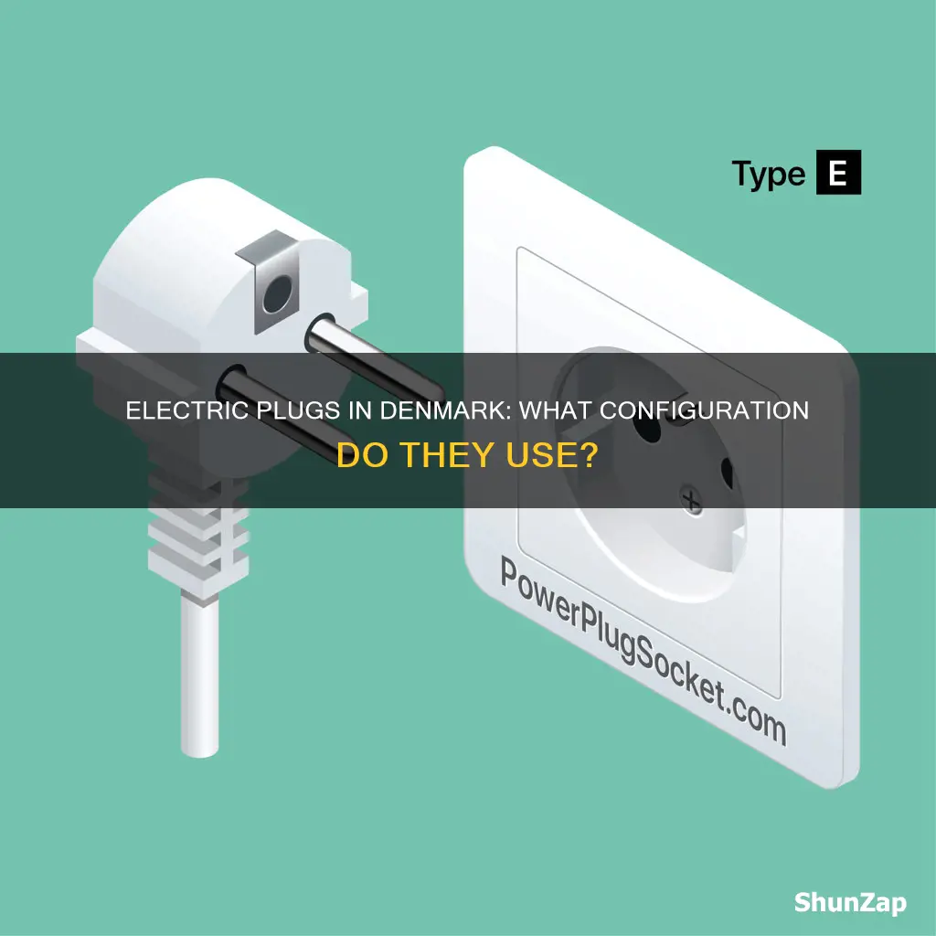 what configuration are electric plugs in denmark