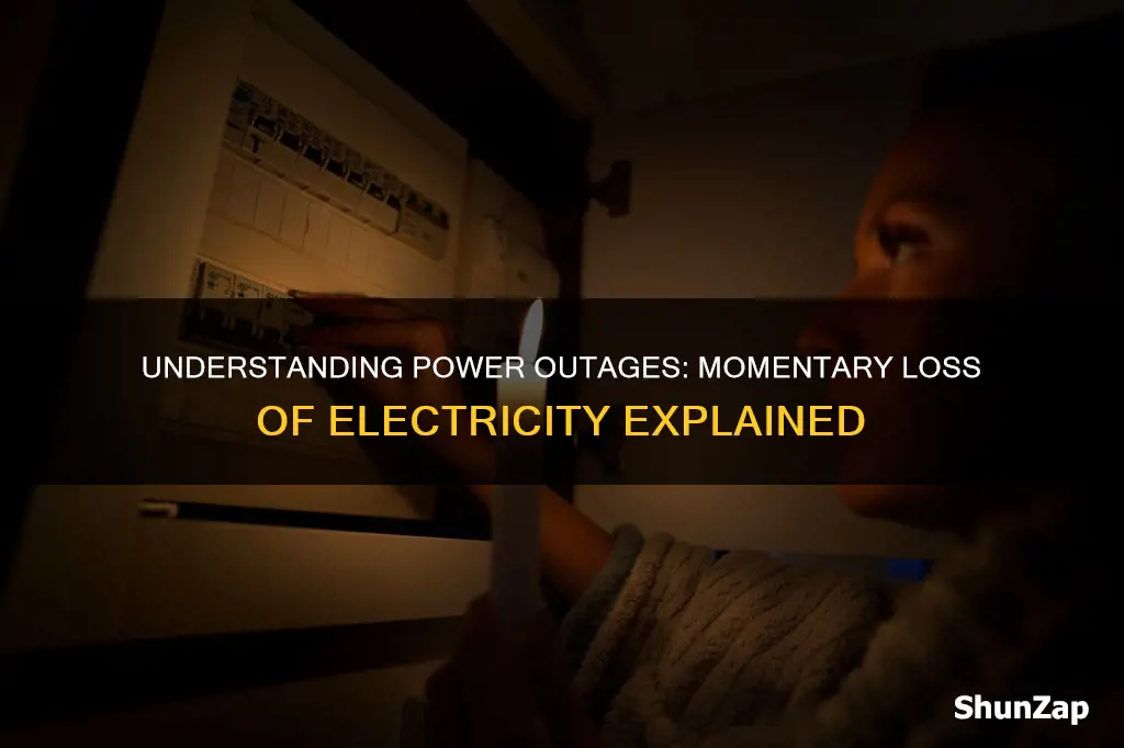 what constitutes a momentary loss of electricity