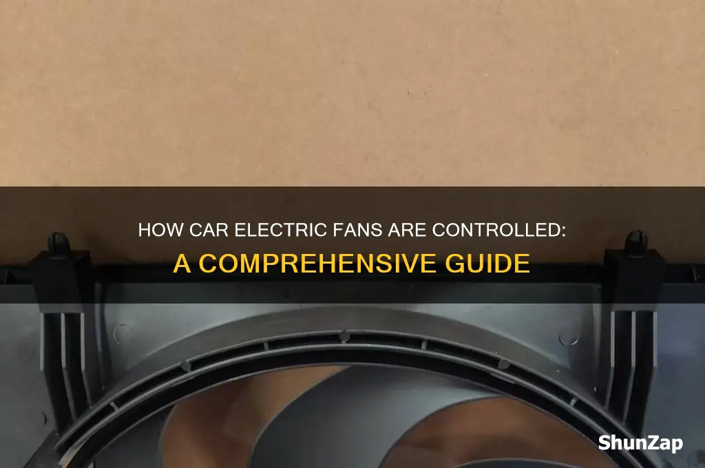 what control electric fan on car