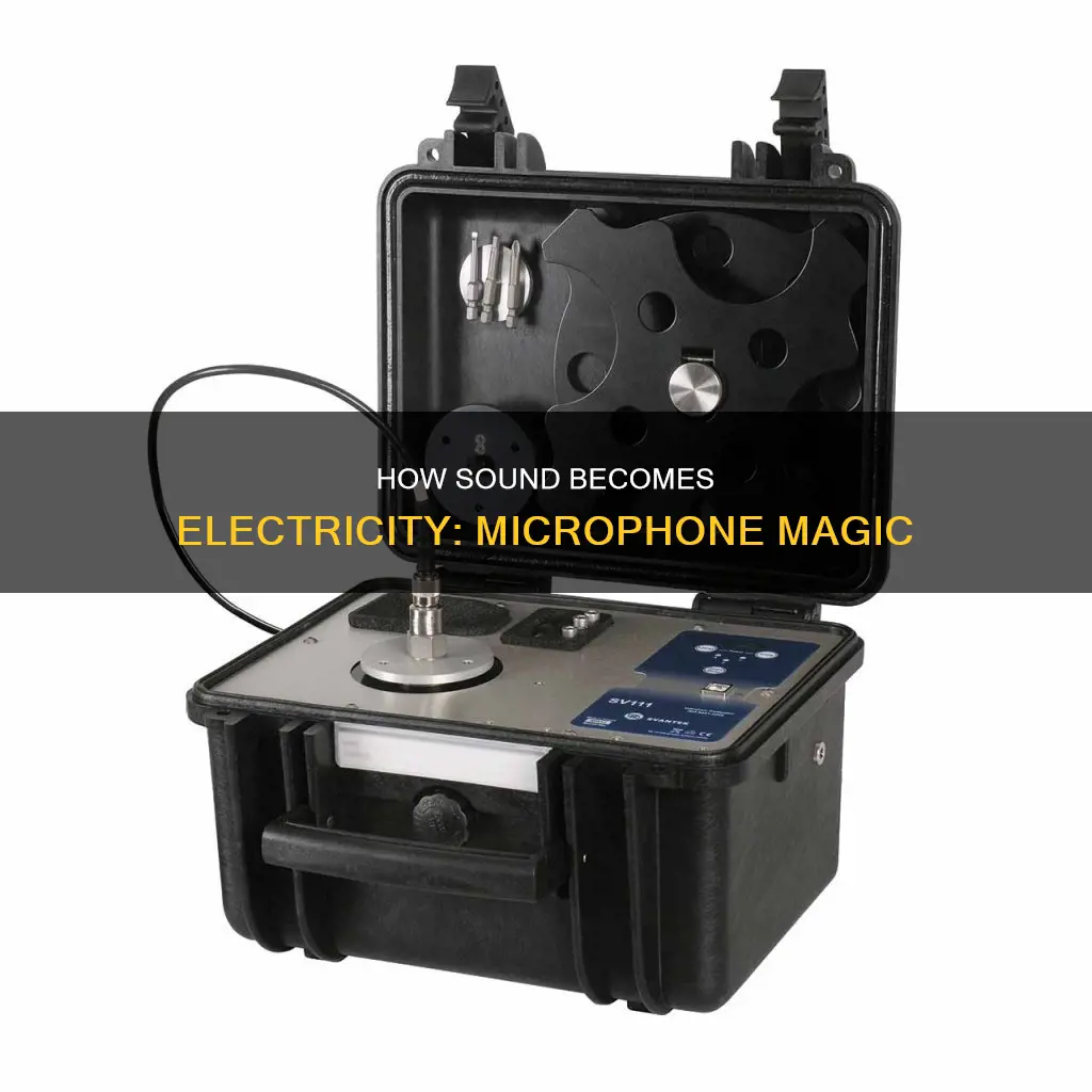 what converts sound vibrations into electrical signals