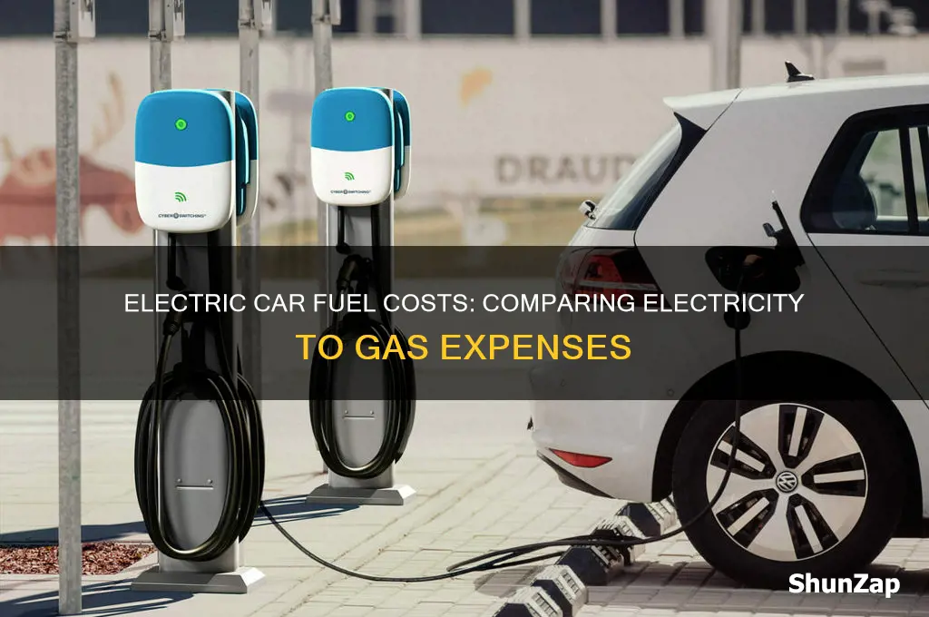 what cost of electricity to gas for an electric car