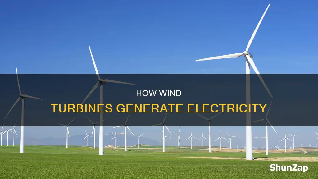 what creates electricity in a wind turbine