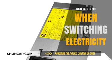 Switching Electricity: Pick the Right Date
