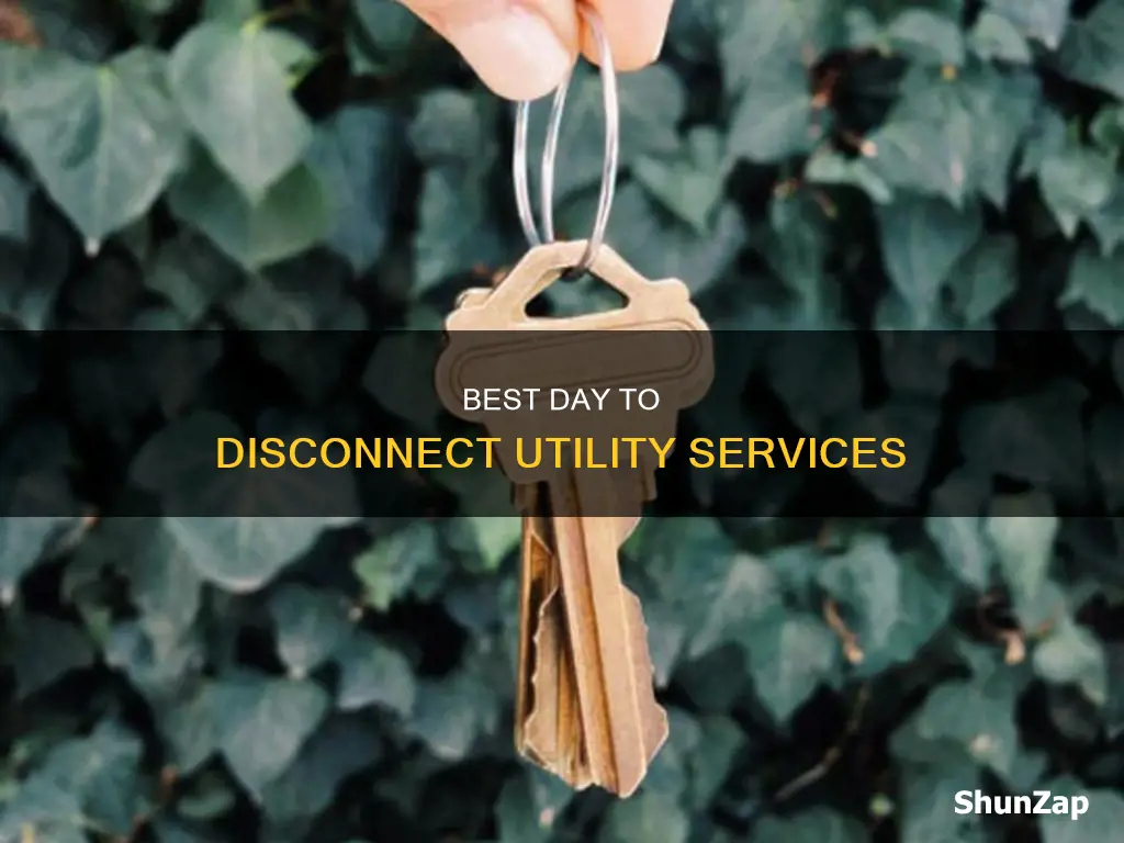 what day should you stop electrical service