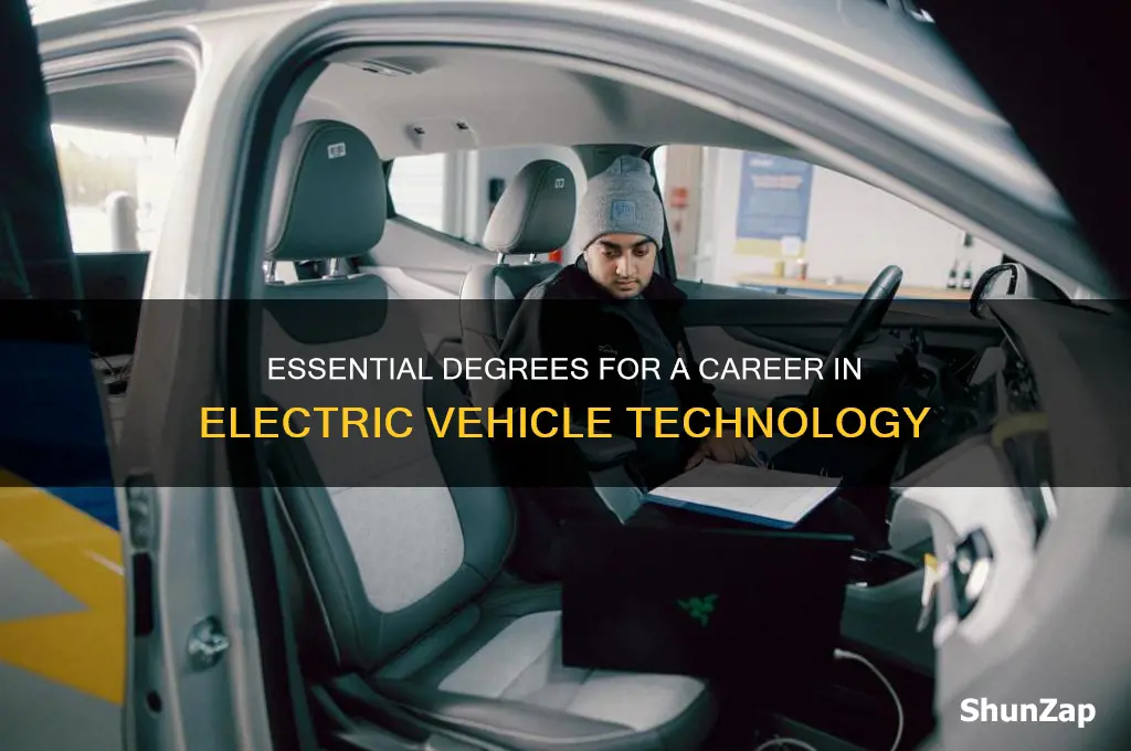 what degree do i need to work on electric cars