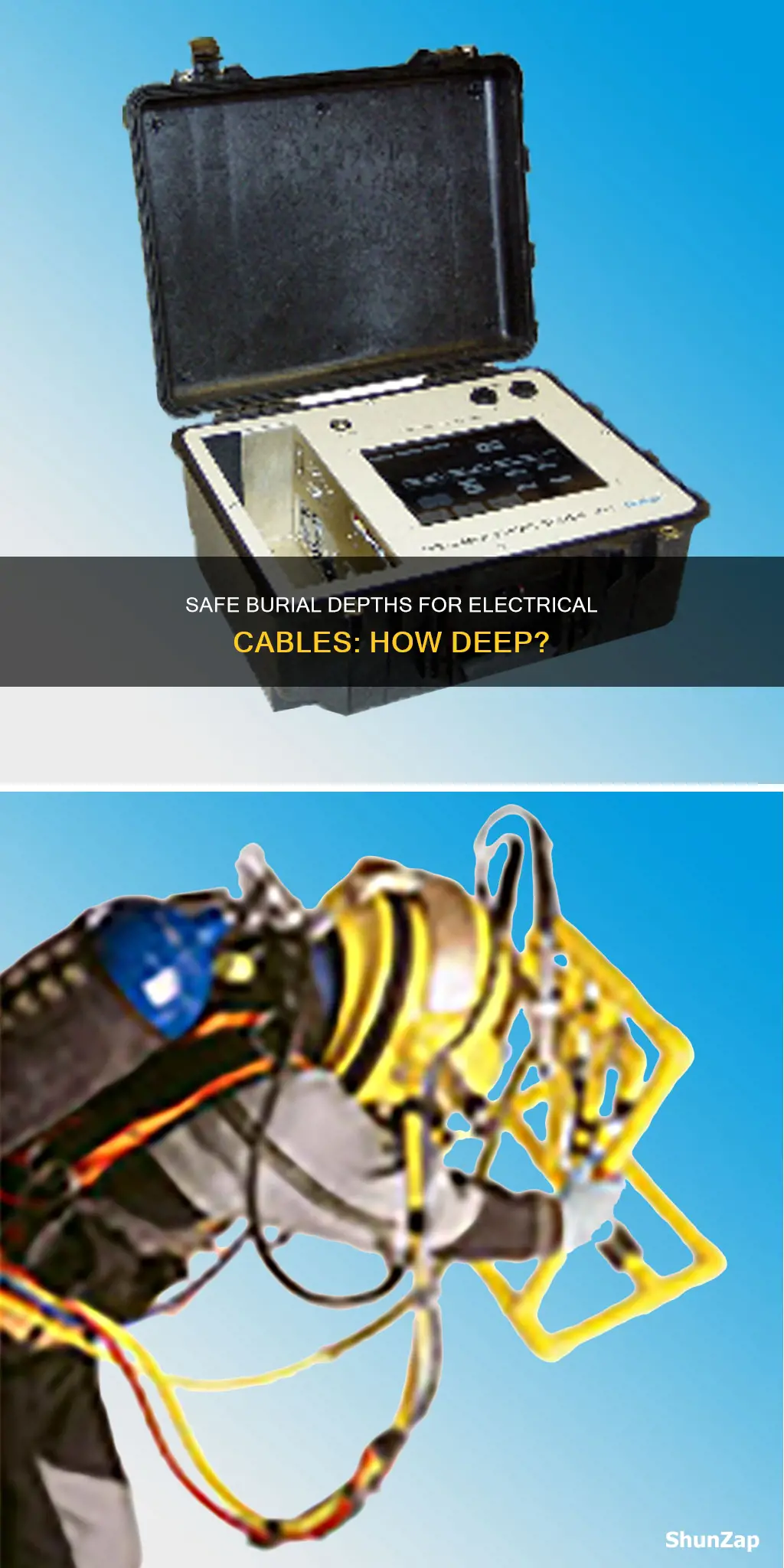 what depth do electric cables be buried