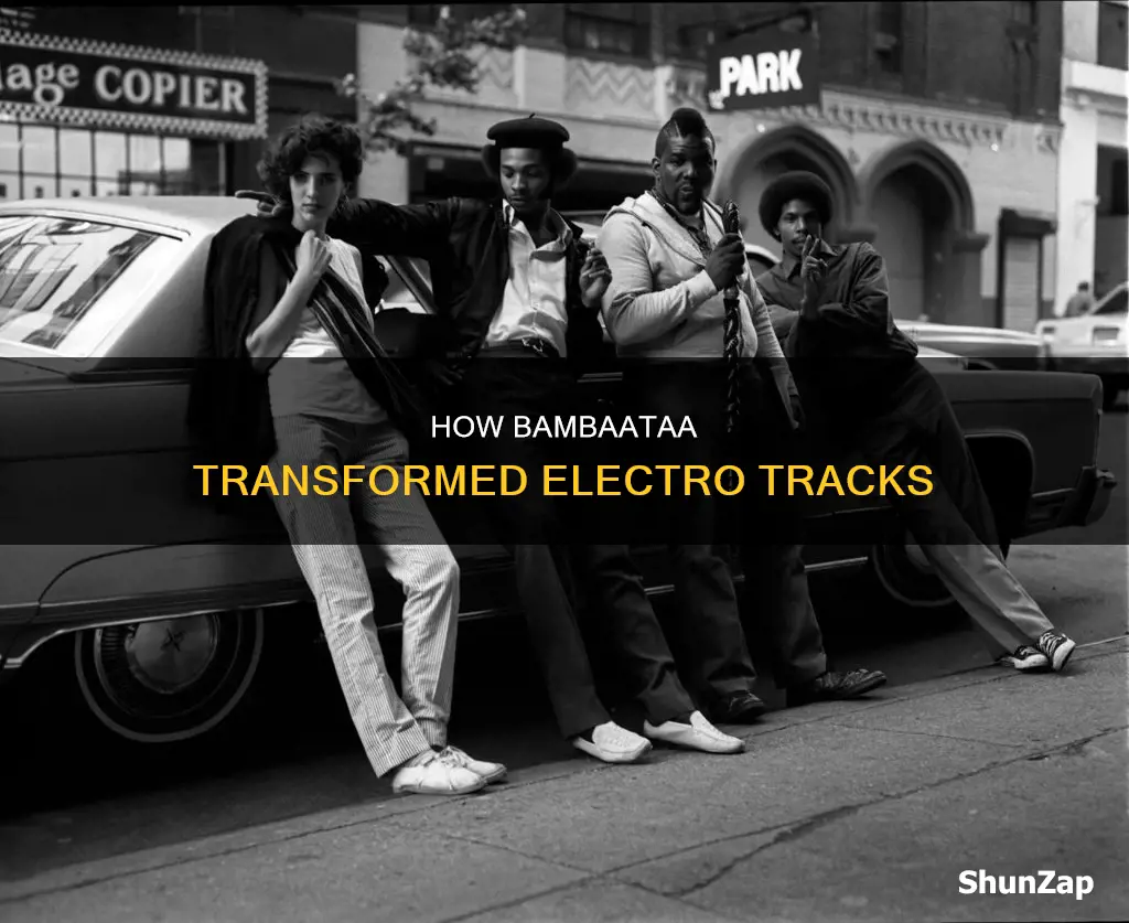 what did bambaataa do with electro tracks