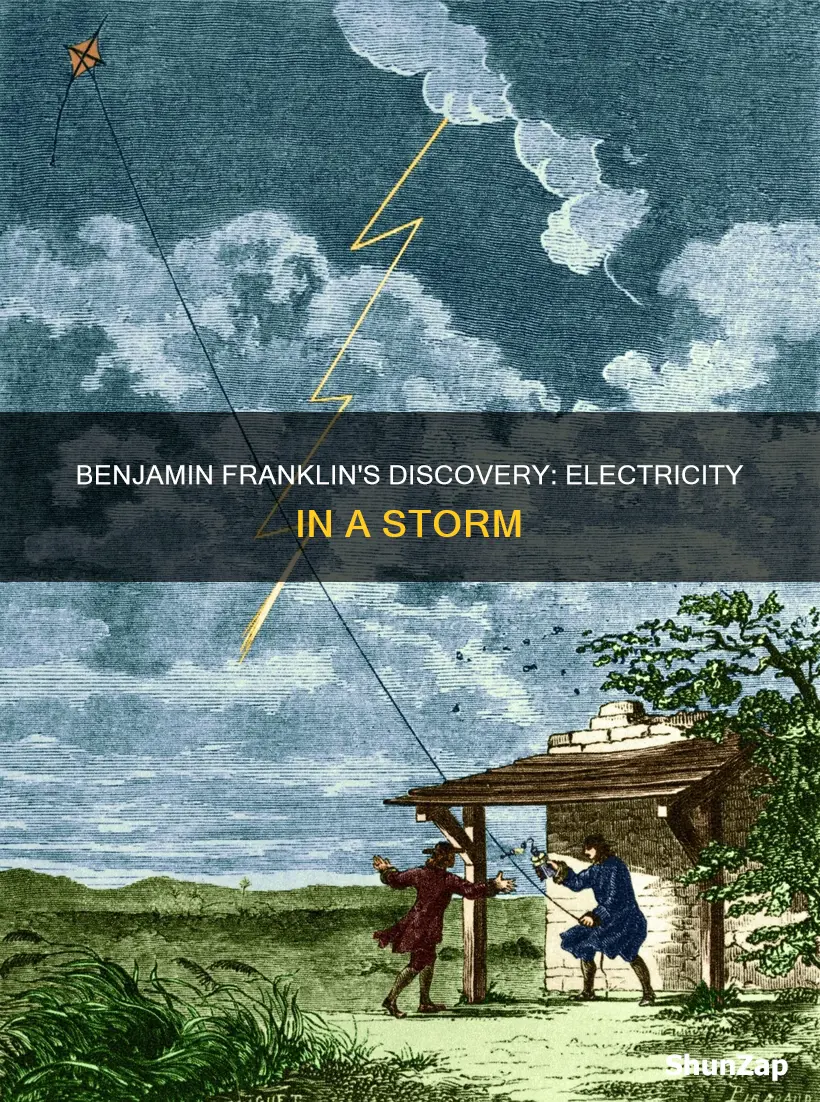 what did benjamin franklin discovered contained electricity