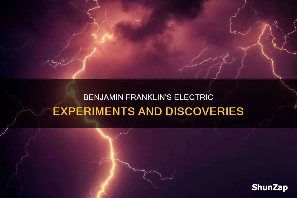 what did benjamin franklin do for electricity