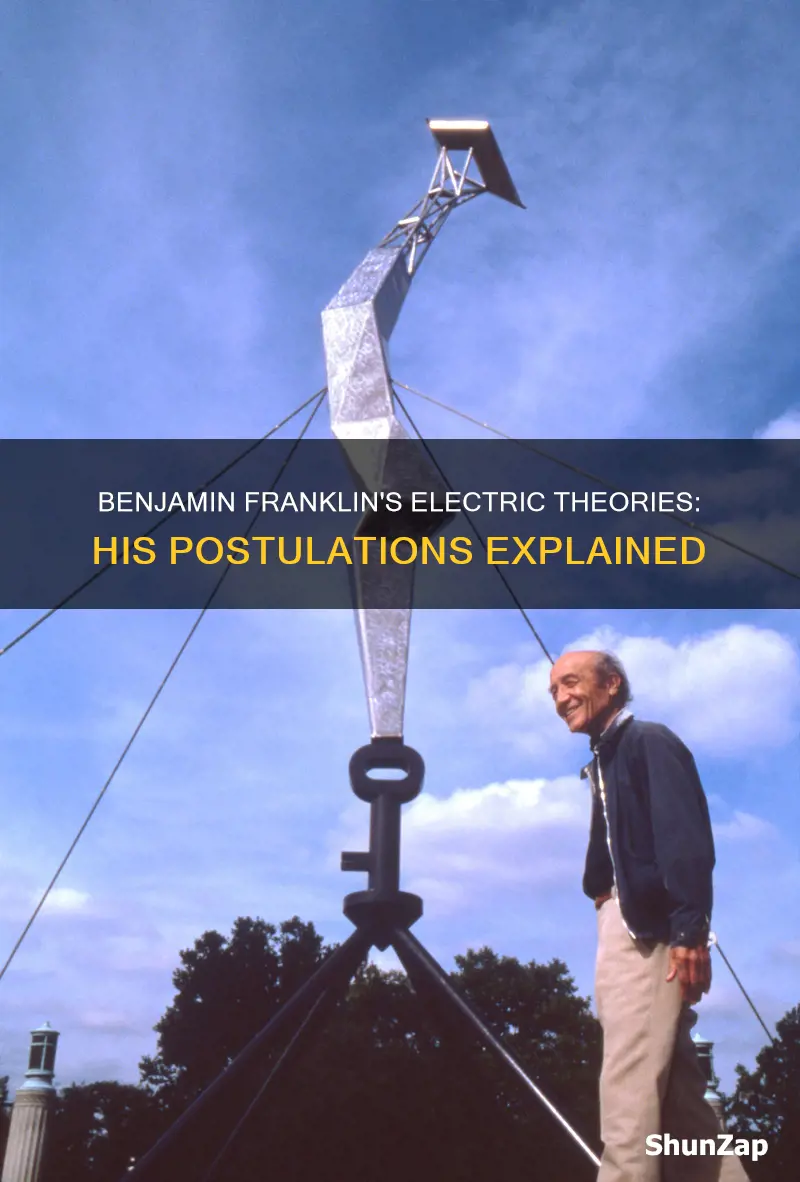 what did benjamin franklin postulate about electricity