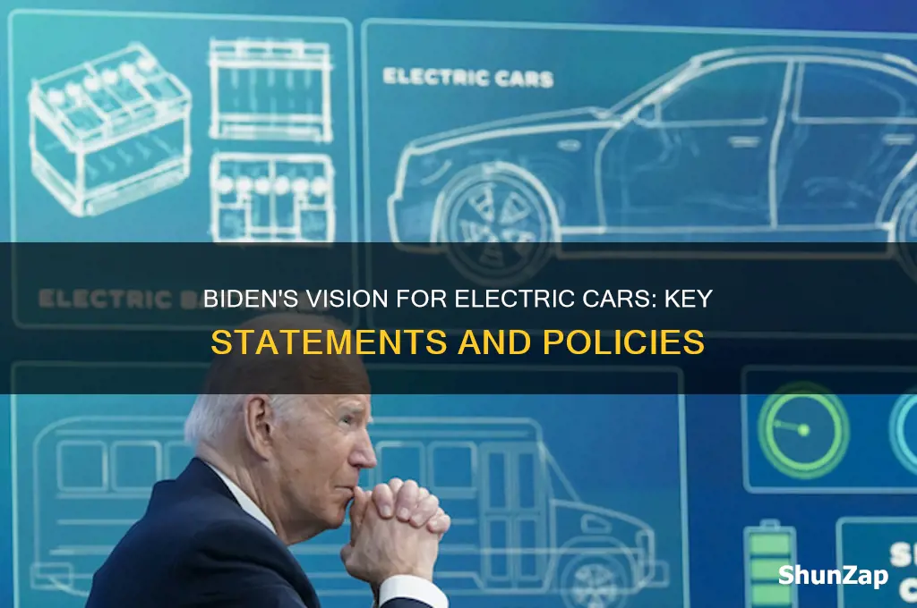 what did biden say about electric cars