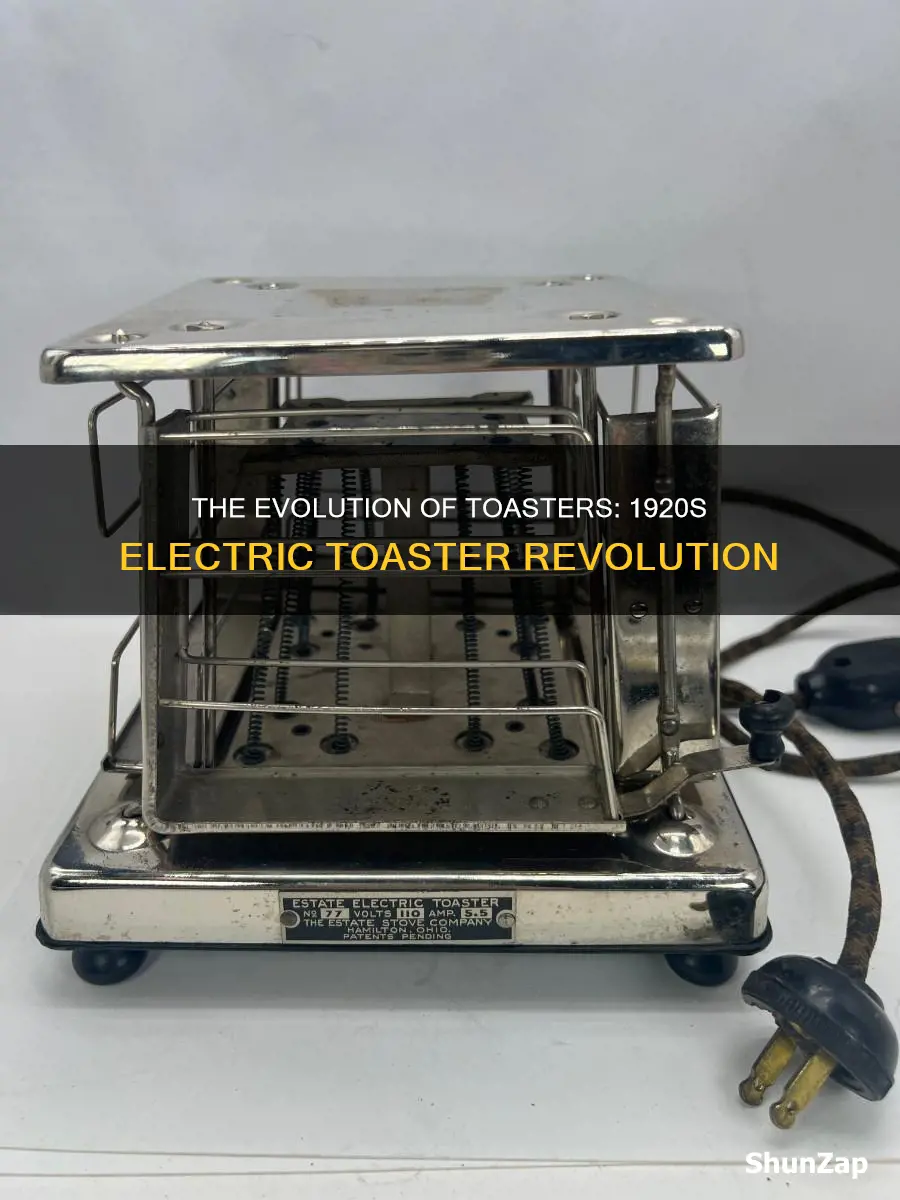 what did the 1920s electric toaster do