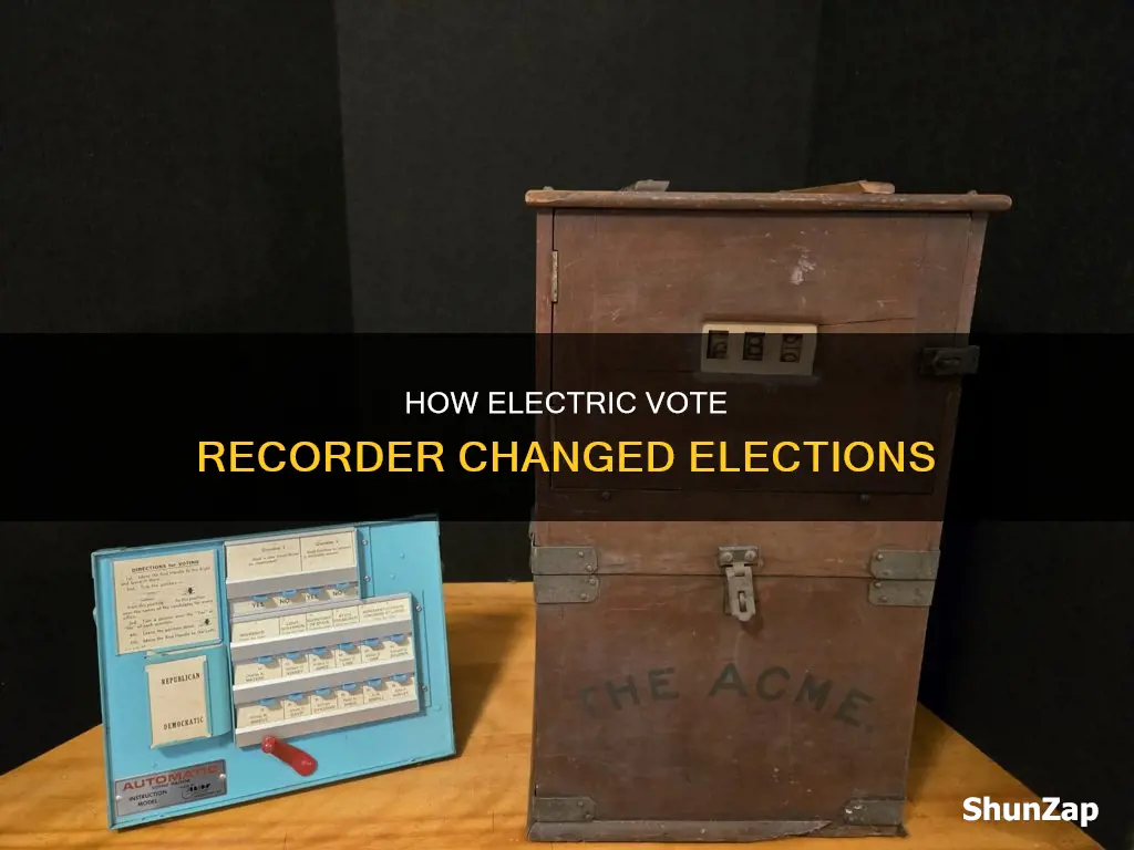 what did the electric vote recorder do