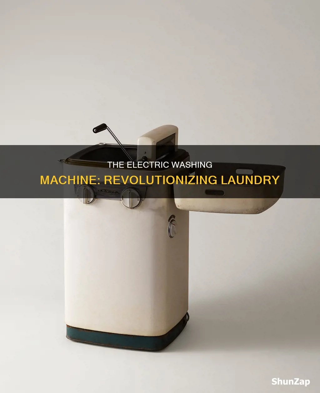 what did the electric washing machine do