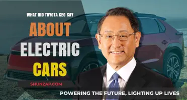 Toyota CEO's Bold Statement on Electric Vehicles' Future