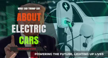 Trump's Controversial Remarks on Electric Cars: What Did He Say?