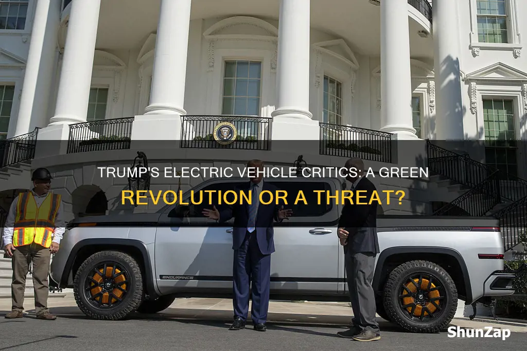 what did trump say about electric vehicles